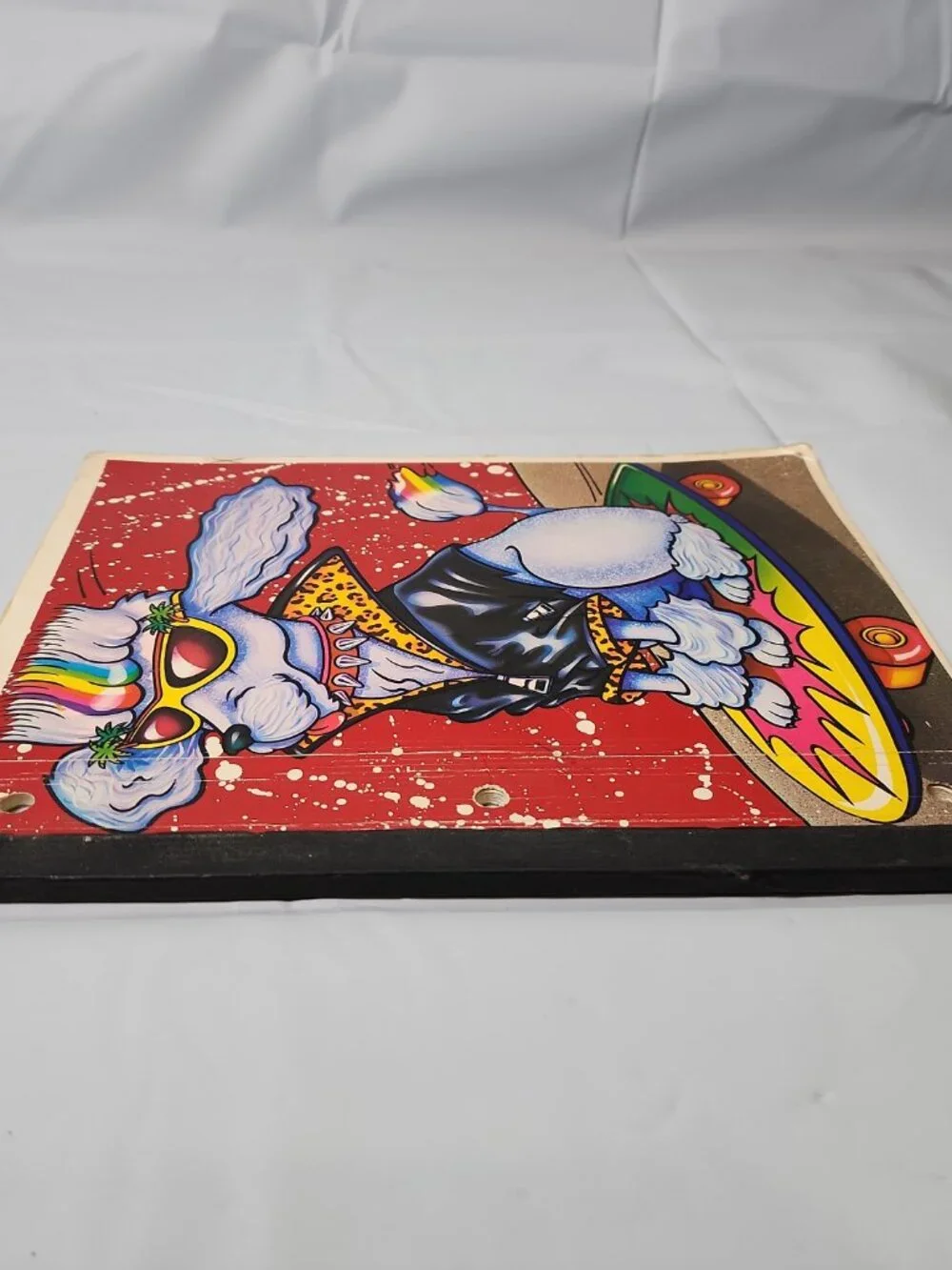 Vintage 1990 Lisa Frank Wireless Notebook Sydney Punk Poodle Stuart Hall USED